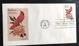 INDIANA BIRD & FLOWER 1982 CARDINAL & PEONY ANDREWS LIMITED EDITION FDC