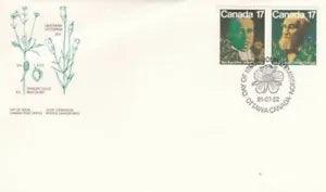 ?Canada 1981 Flowers Ranunculus and Gentiana FDC Ottawa cancel Unaddressed VGC