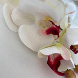 Artificial Orchid, Make your own Plant, Christmas Gift, Real Look Orchids, White & Pink Orchid, Phalaenopsis, Faux Orchid Flower, Real Touch