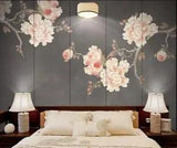 3D Pink Peony Flower ZHUA2427 Wallpaper Wall Murals Removable Self-adhesive Amy