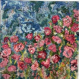 Rug Hooking Kit - Garden Pinks - 14 x 14 on linen