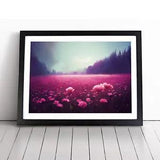 Carnation Flowers Framed Wall Art Poster Print Home Decor Picture Large