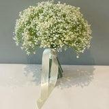 Gypsophila / Baby??s Breath White Wedding Bouquet - Artificial Silk Flowers For Wedding Anniversary Birthday | Claire De Fleurs