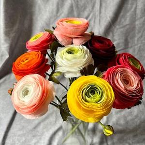 Crepe Paper Ranunculus