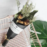 HG (2)1Pc Dried Flowers Bouquet Artificial Rose Ornament For Home Wedding Party