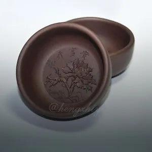 Handmade 2PCS 70ml Chinese Yixing Zisha Unglazed Clay Tea Cup Pottery Tea Cup