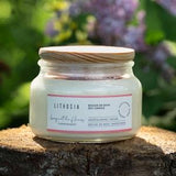 Bouquet of flowers | Soy Wax Candle 10 oz?? Crackling Wood Wick??Infused with Stones & Crystals