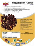 100% Premium Quality Sun Dried Organic Pure Hibiscus Flower Whole Loose Ceylon
