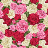 Summer Garden Rose Bouquet Red by Makower UK