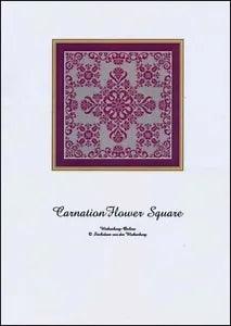 Wiehenburg Counted X-stitch Chart - Carnation Flower Square