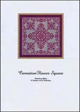 Wiehenburg Counted X-stitch Chart - Carnation Flower Square