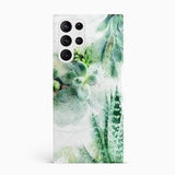 Tropical Floral S22 Ultra Case, Samsung S21 S20 FE Plant Pattern Cover, Green botanical iPhone 13 Pro Max 12 Mini 11 Xs Xr Se Case UK