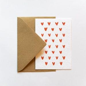 Plantable postcard, flower seed postcard, Wedding card, Anniversary card, sustainable postcard, greeting card, Card with hearts