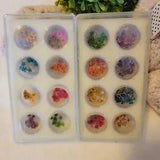 Nails Arts Decoration Flowers Multi Color,  Dried Flowers, 3D (Open Box)