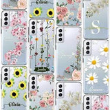 Sweet Flower Personalised Case Phone Cover For Samsung Galaxy S23 S22 S21 S20 FE