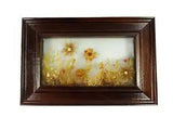 Vintage Pressed Dried Flowers in Thick Shadow Box Frame