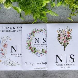 Plantable wedding favors, Seed Packet For Guests in Bulk, Custom Seed Packets For Wedding Favors, Eco-Friendly Favors, Let Love Grow,