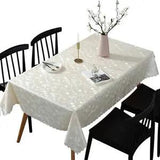 Europe Waterproof Tablecloth Flowers Embossing Printing Table Cloth PVC Cloth