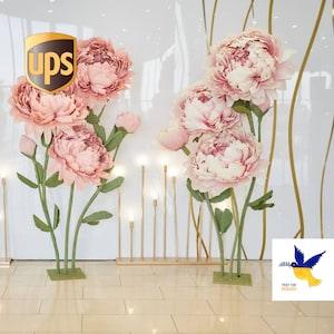 Giant Peonies Paper Flower/Giant flowers/Giant flower Peonies/Paper Flowers Wedding/Wedding Photo Props/Nursery Room Decor/Paper Peony