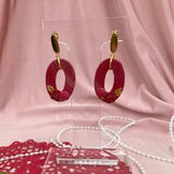 Valentine's Edition Rose Bouquet - Polymer Clay Earrings