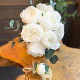 Peony Wedding Bouquet, Bridal Bouquet, Wedding Flowers, Bridesmaid Bouquets, Artificial flowers