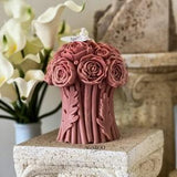 Custom Scents & Colors - Bouquet of peonies Candle - Shaped Candle - Natural Soy Wax - Handmade Gift - House warming Gift - Home Decor