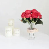 Peony Artificial Fake Flowers Bouquet For Wedding /Store/Party/Hotel Decor
