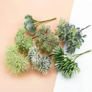 6 PCS Silk flowers scrapbooking artificial plants home wedding decoration fake