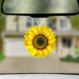 Sunflower Air Freshener Scented Air Freshener Personalized Car Accessories Perfect Gift Idea Sunflower Themed Car Interior