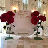 Large paper flowers for the photo zone. Giant flowers for wedding decoration. Baby room decor. Wedding decor. Interior rose.