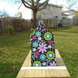 Floral Luggage Tag