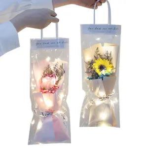 Mothers Day Dried Flower LED String Lights Bouquet Valentine'S Day Birthday G- u