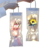 Mothers Day Dried Flower LED String Lights Bouquet Valentine'S Day Birthday G- u
