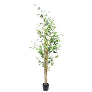 Potted Artificial Bamboo Tree Column