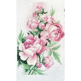 Cross-stitch kit, Point Counted Riolis 2138 Peonies Luxuriantes 21x30cm