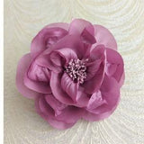 5" Orchid Purple Silk Rose Millinery Flower for Hats Fascinators Gown Sash S655
