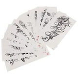 12pcs Peony Arm Sticker Body Temporary Tattoos Fake Flower Tattoos