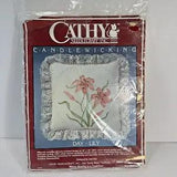 Cathy's Needlecraft Day Lily - Candlewicking Pillow Kit #7931 - 12 x 12" - New