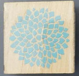 Inkadinkado Peony Print 95866 Rubber Stamp Flower Floral Spring Crafts Art