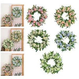 Handmade Vintage Peony Floral Wreath for Door Party Decor - Elegant Garland