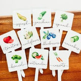 Fruit and Vegetable Garden Stakes, Vegetable Garden Labels, Plant Markers, Fruit Garden Markers, Garden Labels, Gift For Gardeners