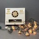 VTG Hofert??s Water Lily Christmas String Light Set 20 light Flower MCM Wedding