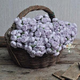 Lilac One Bundle Artificial Silk Mini Peony Artificial 9 Stems Silk Peony Buds for wedding home decor