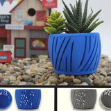 Indoor Vase - Small Orchid Planter - Succulent & Cactus Pot Home Style Planter - Lawn and Garden Decor - Small Indoor Vase Planter