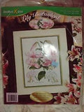StitchWorld X-Stitch Lily Botanical #10-106 complete kit, fabric, floss, needle