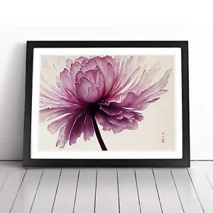 Dreamlike Carnation Flower Framed Wall Art Poster Print Home Decor Picture Large