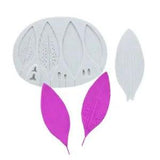 Baking Mould Silicone Leaves Cake Mold Lily Petal Flower DIY Plant Leaf Fondant