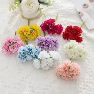 Multicolor Artificial Flowers Carnation Bouquet Home Wedding Party Christmas Dec