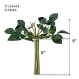 Bouquet holder-9 stems 5 leaves