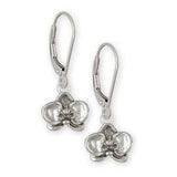 Orchid Jewelry Sterling Silver Orchid Earrings Handmade Flower Jewelry OR3-KW
